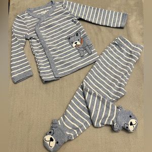Blue Dog Pajamas